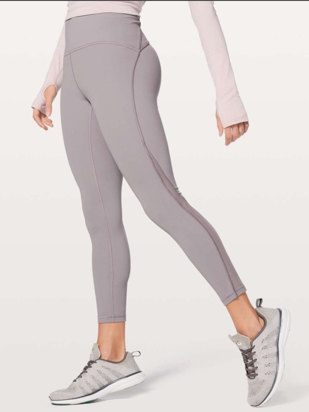 Lululemon Train Times 7/8 Pant 25” Luxtreme Mesh Leggings Dusty Dawn - 6